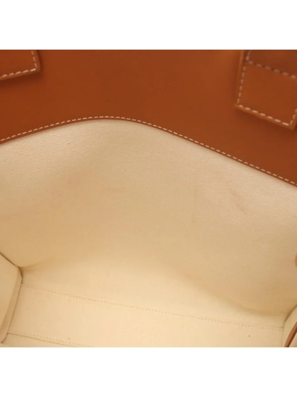 Celine Tote Small Vertical Cover 2-Way Natural Beige Canvas Leather